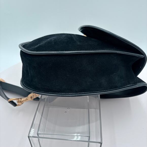 Authenticated Gucci Horsebit Suede Sling Backpack | Italian Luxury Icon main image 6